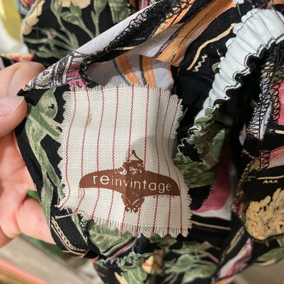 REINVINTAGE Ruffle Top Halter Maxi Dress - Picture 6 of 6